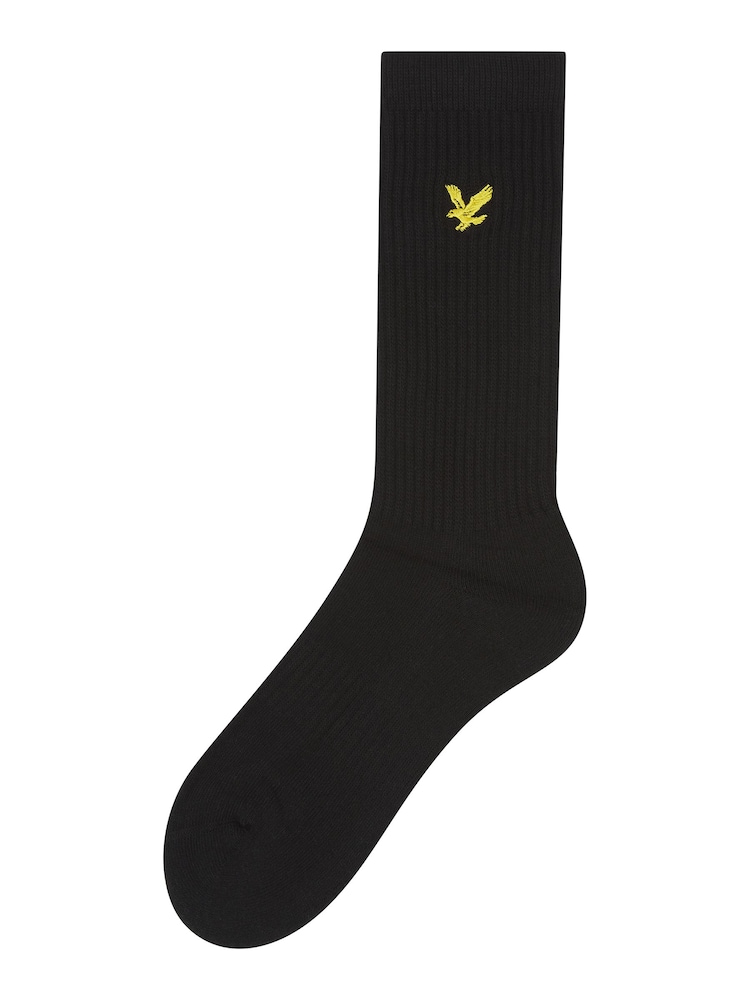Lyle & Scott White Scout Cotton Boys Sports Socks 3 Pack - Image 2 of 4