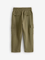 Khaki Green Regular Fit Cargo Cotton-Rich Joggers (3-16yrs) - Image 2 of 5