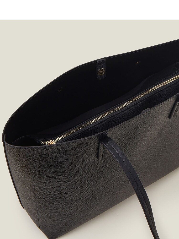 Accessorize Black Classic Tote Bag - Image 4 of 4