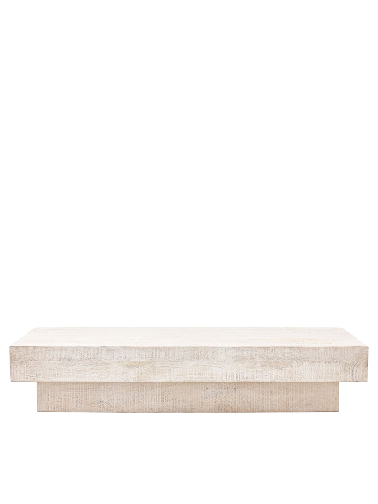 Gallery Home Whitewash Millom Coffee Table - Image 5 of 5