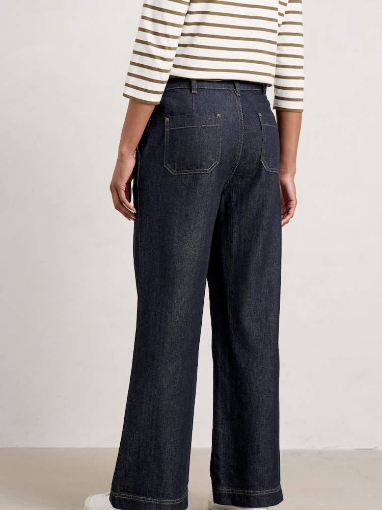 Seasalt Cornwall Blue Blake Jeans - Image 3 of 7