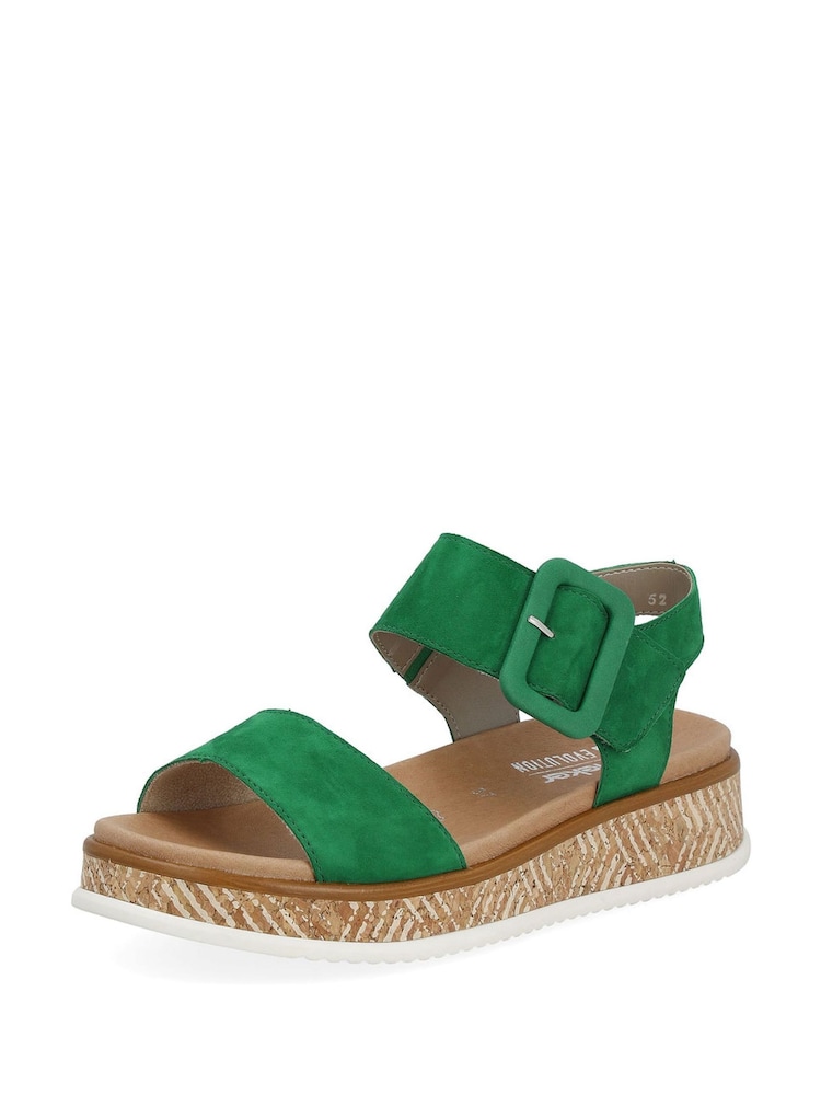 Rieker Womens Evolution Bur Fastener Sandals - Image 2 of 10