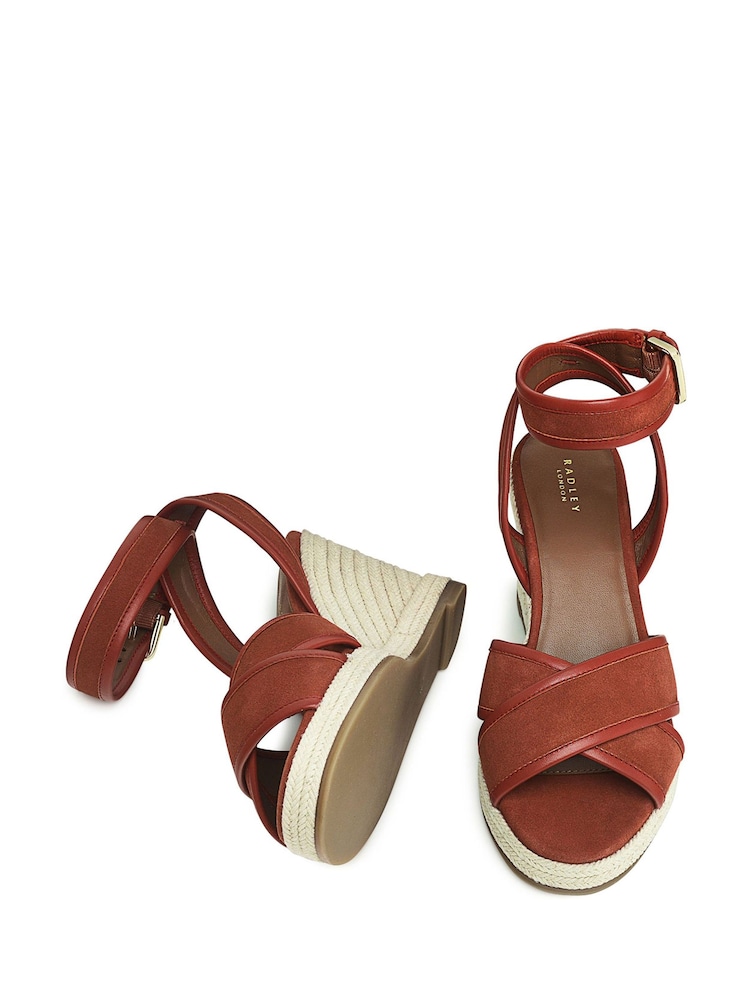 Radley London Sunbeam Close Cross-Over Wedges - Image 3 of 3