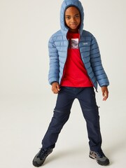 Regatta Blue Junior Hooded Marizion Jacket - Image 1 of 7