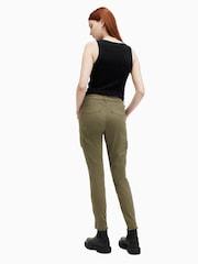AllSaints Green Duran Skinny Cargo Trousers - Image 5 of 6
