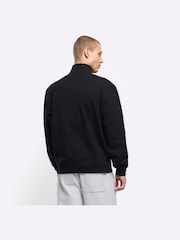 River Island Black Long Sleeve Regular Fit Zip Thru Sweatshirt - Image 2 of 4