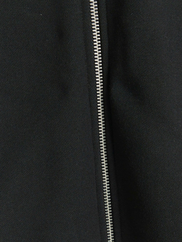 River Island Black Long Sleeve Regular Fit Zip Thru Sweatshirt - Image 4 of 4