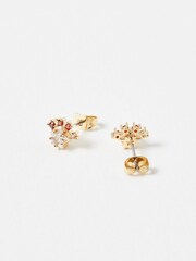 Oliver Bonas Orange Cari Star And Ombre Stud Earrings - Image 3 of 6