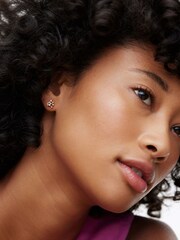 Oliver Bonas Orange Cari Star And Ombre Stud Earrings - Image 6 of 6