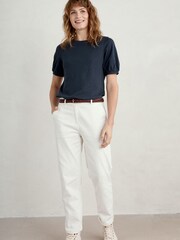 Seasalt Cornwall Blue Oleander T-Shirt - Image 1 of 5