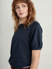 Seasalt Cornwall Blue Oleander T-Shirt - Image 3 of 5