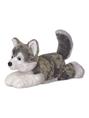 Aurora World Flopsies Husky Shadow Plush Toy - Image 1 of 1
