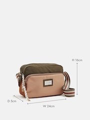 Joules Marlow Khaki/Green Cross Body Bag - Image 6 of 9