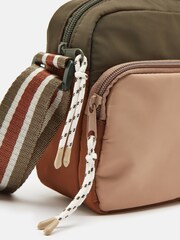Joules Marlow Khaki/Green Cross Body Bag - Image 8 of 9