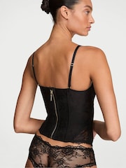 Victoria's Secret Black Lace Corset Top - Image 2 of 2