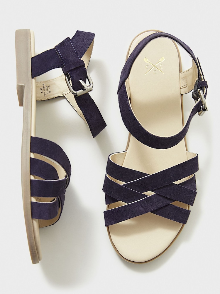Crew Clothing Multi Strap Flat Sandal - Image 3 of 3