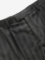 Black EDIT Stripe Suit Trousers - Image 6 of 6