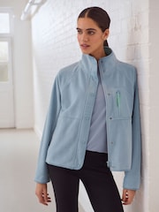 Pale Blue Active Supersoft Sports Fleece Jacket - Image 2 of 9