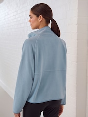 Pale Blue Active Supersoft Sports Fleece Jacket - Image 3 of 9