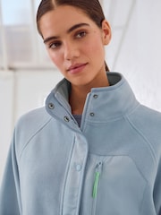 Pale Blue Active Supersoft Sports Fleece Jacket - Image 5 of 9