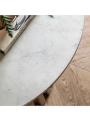 Gallery Home Natural Oujda Marble Coffee Table - Image 3 of 5