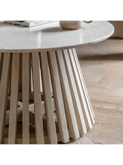 Gallery Home Natural Oujda Marble Coffee Table - Image 4 of 5