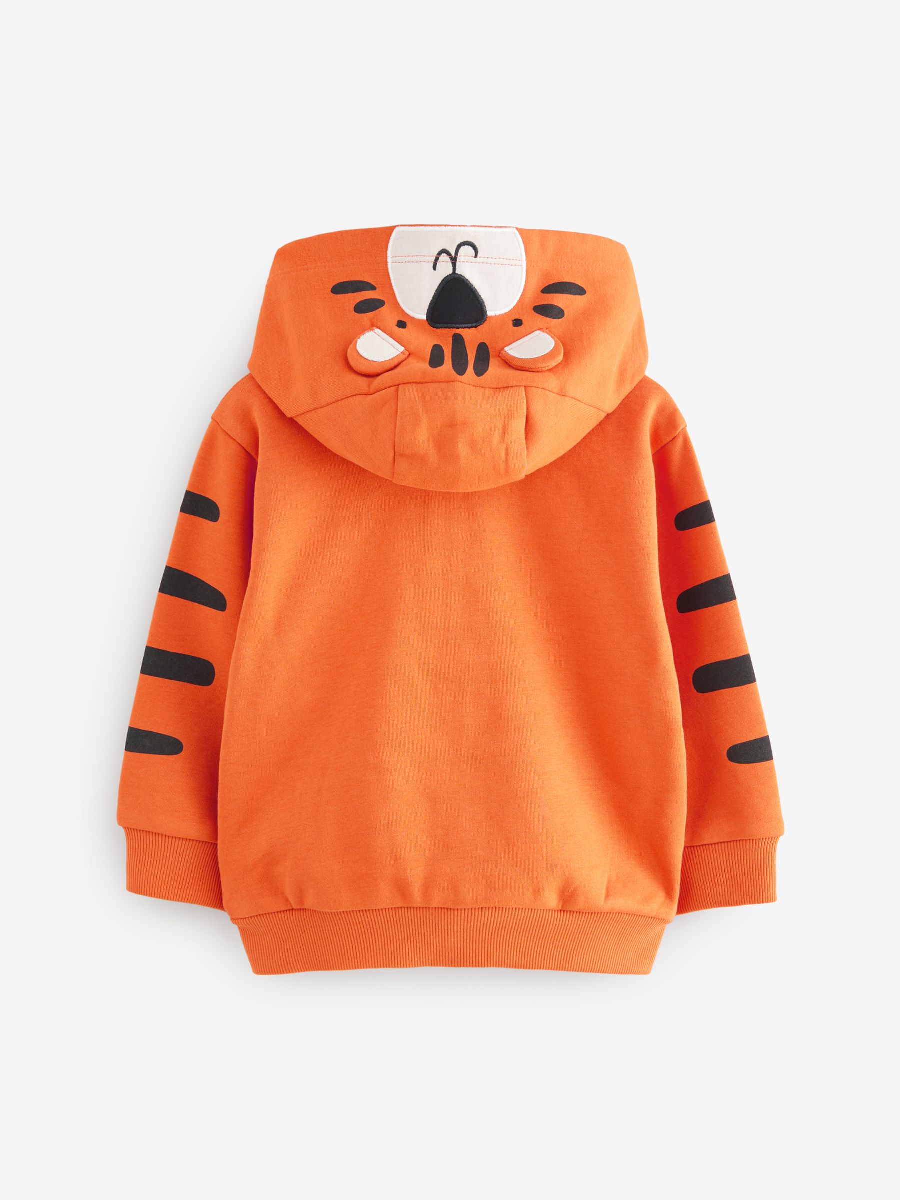 Buy Orange Tiger Character Zip Through Hoodie (3mths-7yrs