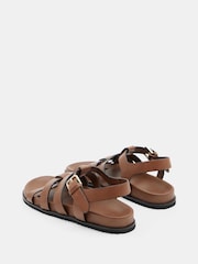 Hush Brown Rose Cage Sandals - Image 3 of 4