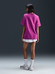 Nike Purple Sportswear Essential T-Shirt - Image 2 of 5