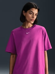 Nike Purple Sportswear Essential T-Shirt - Image 5 of 5