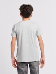 Lee Grey Boys Wobbly Graphic Print 100% Cotton T-Shirt - Image 3 of 8