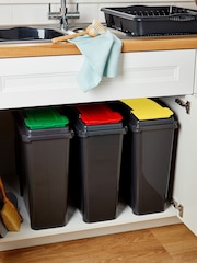 Wham Grey 3 Piece 25L Plastic Recycle Bin - Image 1 of 6