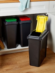 Wham Grey 3 Piece 25L Plastic Recycle Bin - Image 2 of 6