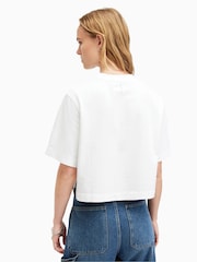 AllSaints White 100% Cotton Lottie T-Shirt - Image 3 of 7