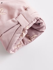 Mauve/Purple Baby Hooded Puffer Coat (0mths-2yrs) - Image 11 of 11