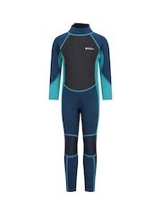 Mountain Warehouse Green Kids Full Length 2.5mm Neoprene Wetsuit - Image 1 of 5