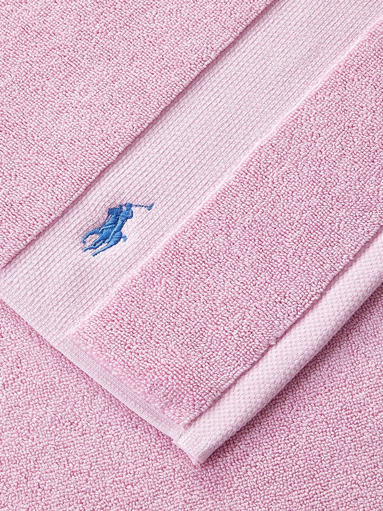 Ralph Lauren Carmel Pink Polo Player Bath Mat - Image 2 of 2 Ralph Lauren Carmel Pink Polo Player Bath Mat - Image 2 of 2