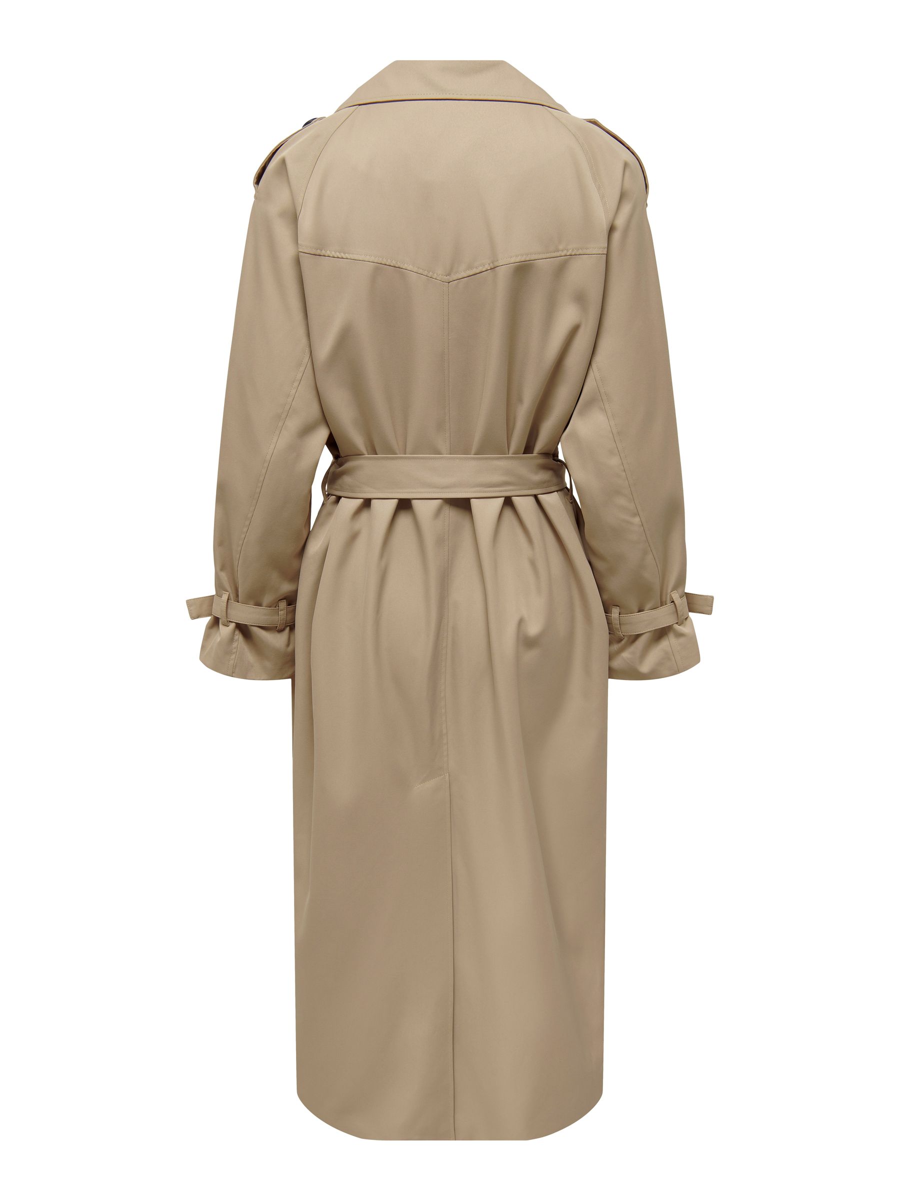 Waist length trench coat top