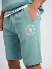U.S. Polo Assn. Blue Mens Classic Fit 100% Cotton Tipped Shorts - Image 3 of 8