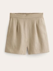 Boden Natural Hampstead 100% Linen Shorts - Image 5 of 5