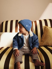 Navy Blue Knitted Baby Beanie Hat (0mths-2yrs) - Image 4 of 9