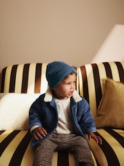 Navy Blue Knitted Baby Beanie Hat (0mths-2yrs) - Image 5 of 9