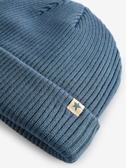 Navy Blue Knitted Baby Beanie Hat (0mths-2yrs) - Image 9 of 9
