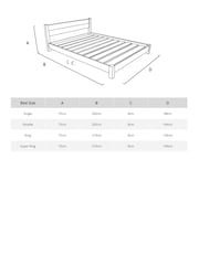 Get Laid Beds Honey Natural Low Tokyo Solid Wood Bed - Image 2 of 2