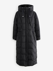 Sort - Longline Waisted Vandafvisende Med hætte Polstrede frakker - Image 6 of 8