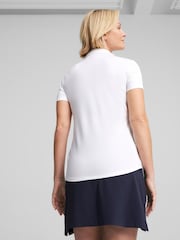 Puma White Pure Golf Womens Polo Shirt - Image 3 of 6