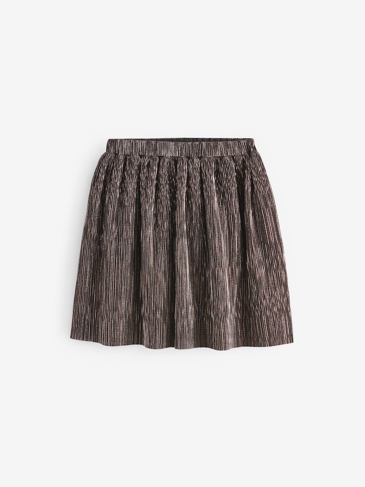 Gold Metallic Skirt (3-16yrs) - Image 2 of 2