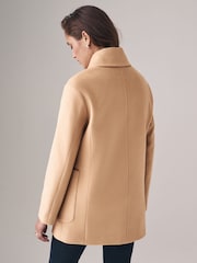 The Set Camel Double Breasted Short Blazer Coat - Image 3 of 7