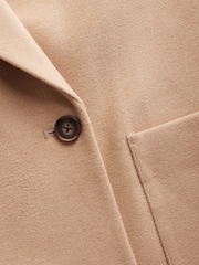 The Set Camel Double Breasted Short Blazer Coat - Image 6 of 7