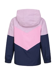 Azul/rosa - Mountain Warehouse Lightning II Kids 3-in-1 Waterproof Jacket - Imagen 5 de 5